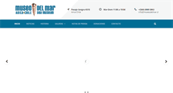Desktop Screenshot of museodelmardearica.cl